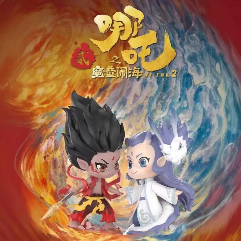 

Geniue Nezha2 Born Bonds Series Blind Box Guess Bag Kawaii Toys Doll Cute Action Figure Kids Trendy Peripheral Birthday Gift