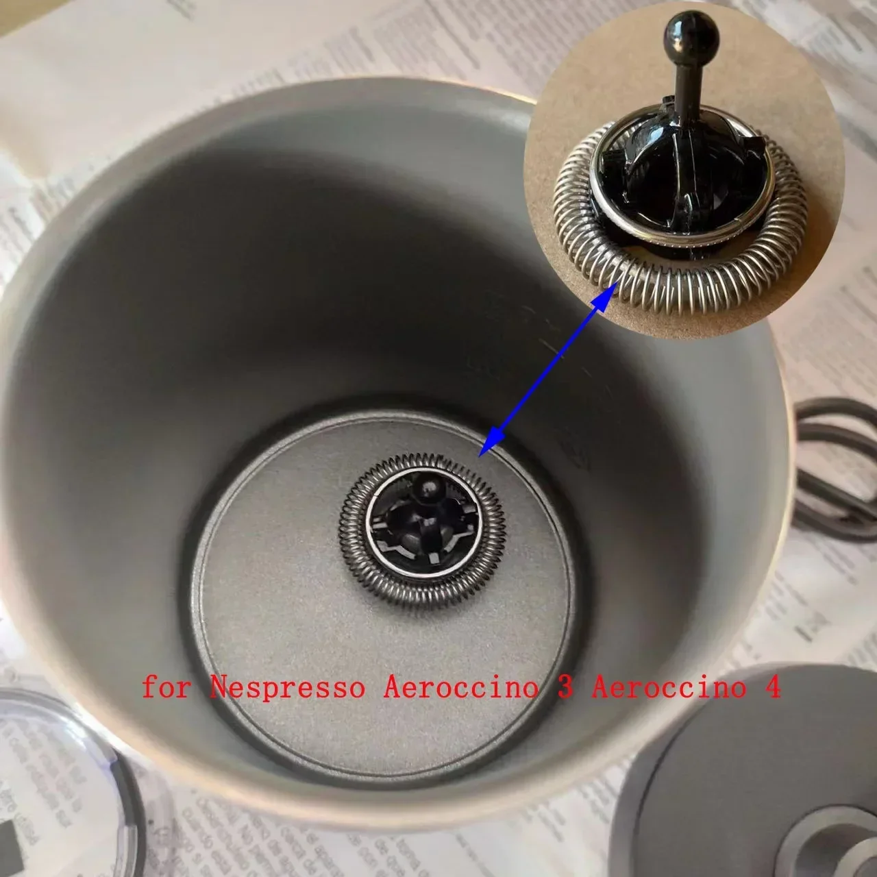 

Original Coffee Maker For Nespresso Aeroccino 3 Aeroccino 4 Coffee Machine Milk Frother Steam Whisk Spare Parts