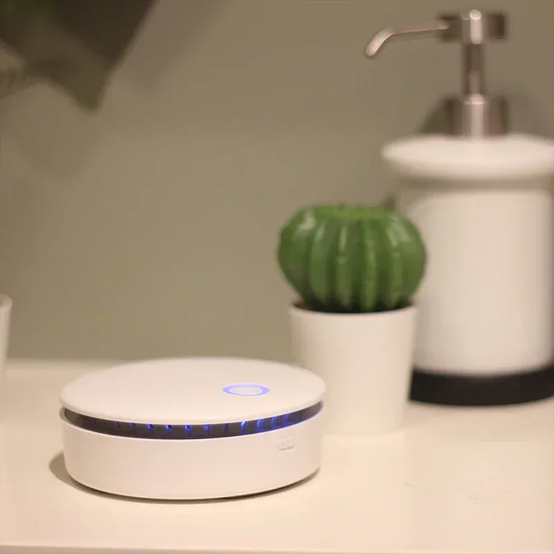 Multifunctional Portable Mini Air Purifier with Ozone Ion Deodorization for Car Refrigerator Bathroom and Shoe Cabinet Fresh Air image 2