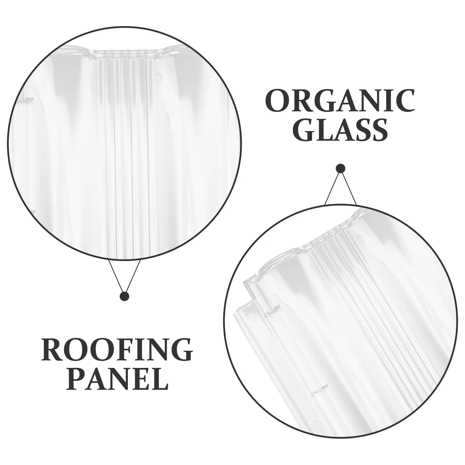 Panneau en verre résistant aux intempéries, Structure ondulée, toiture de serre adaptée à diverses Applications, panneaux de toiture de serre