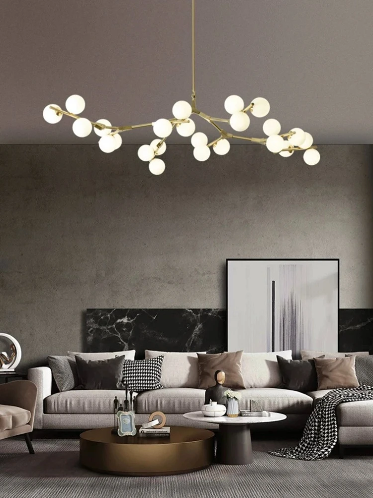 Nordic Branch Magic Bean Molecule Postmoderne Glaskugeln Designer Engineering Smart Lampen für Wohnzimmer Esszimmer Arbeitszimmer