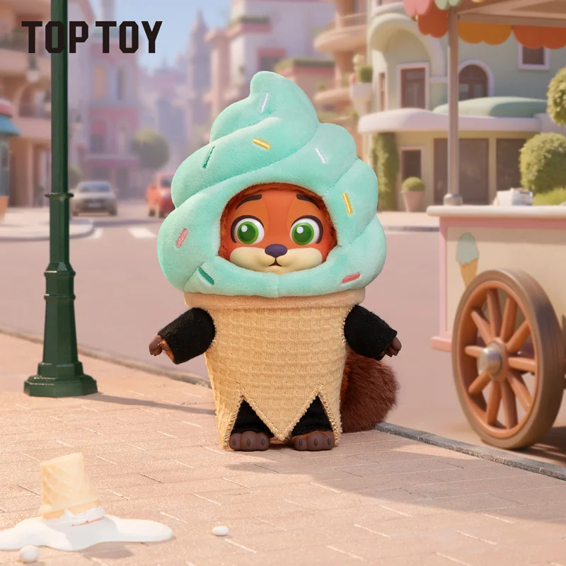 

Toptoy новый Disney Zootopia Disguiser виниловая плюшевая слепая коробка кулон Джудит Ник кукла подарок