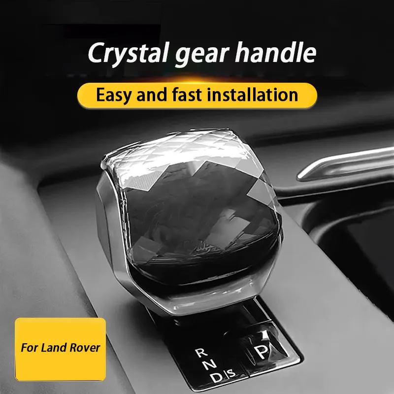 Crystal Gear Shift Cover for Land Rover Range Rove Sport Executive Edition VELAR Evoque Discovery 5 Jaguar 2021-2025
