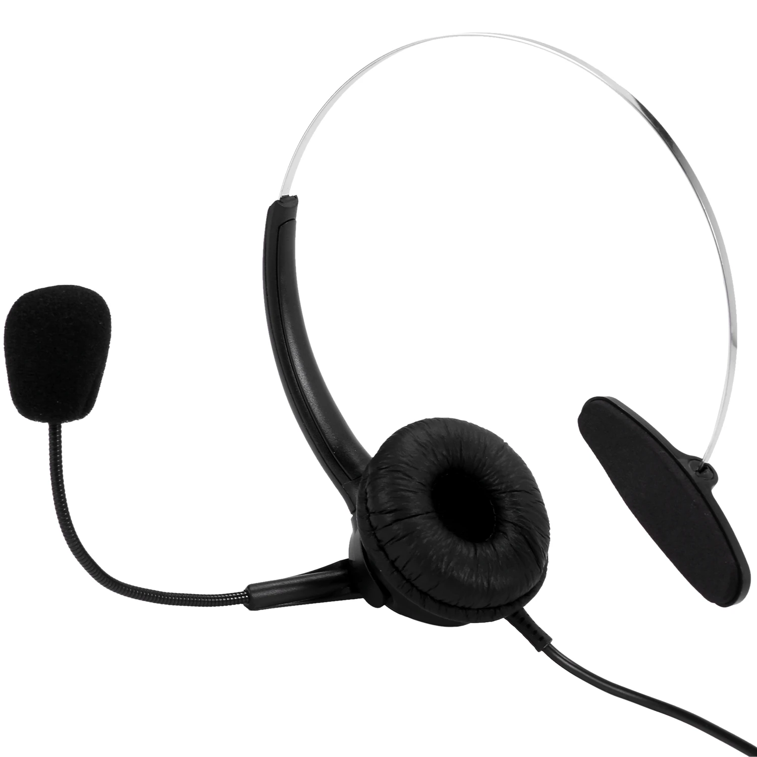 RJ9 Call Center Headphone Monaural Headphone Noise Reduction Headset Call Headphone with Mic