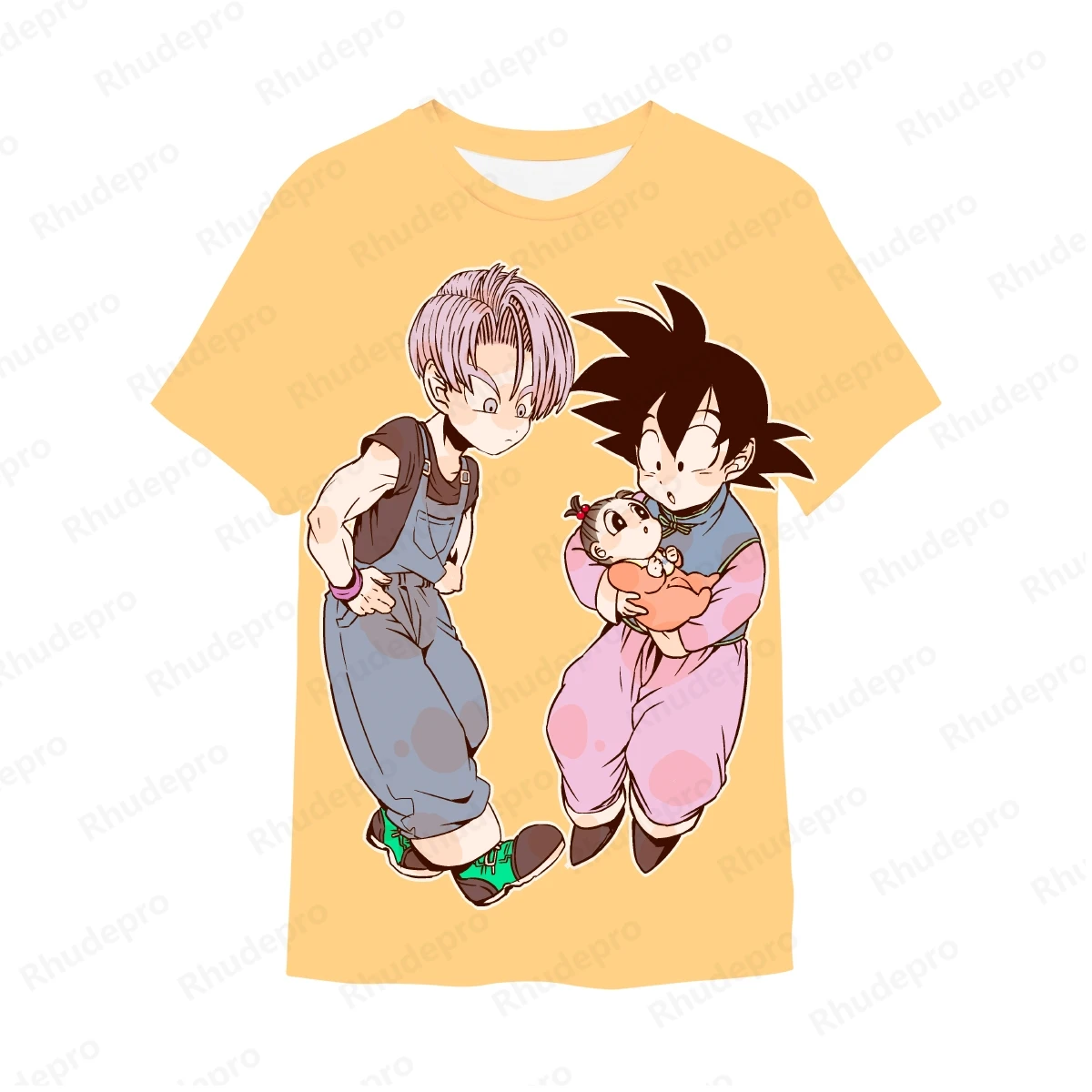 Dragon ball 100-5XL Goku Hip Hop Men's T-shirt Streetwear Gift Oversized 2024 Clothes Clothing Tops Fashion Children's Y2k New