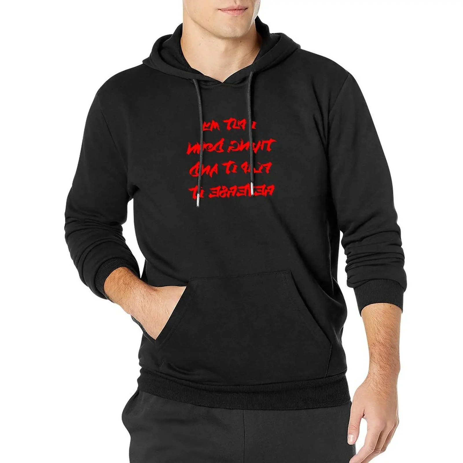 

Flip It and Reverse It Pullover Hoodie hooded shirt pullover