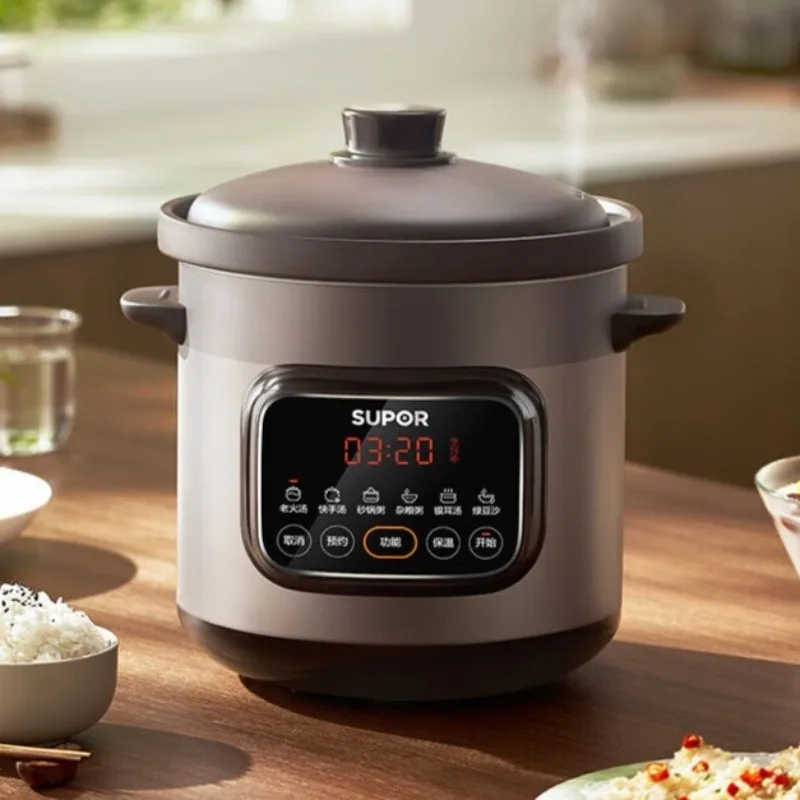 SUPOR Electric Slow Cooker, Soup Pot, Clay Pot, Bird's Nest Stew Pot, Porridge Cooker