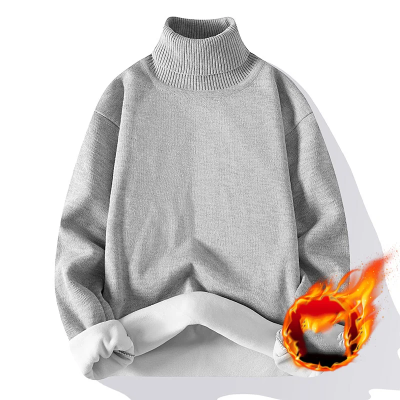 Men's Sweat-shirt Pullovers Sweater For Men Men's Clothing Spring Casual Streetwear Knit Autumn Fashion Hombre Warm Solid Male