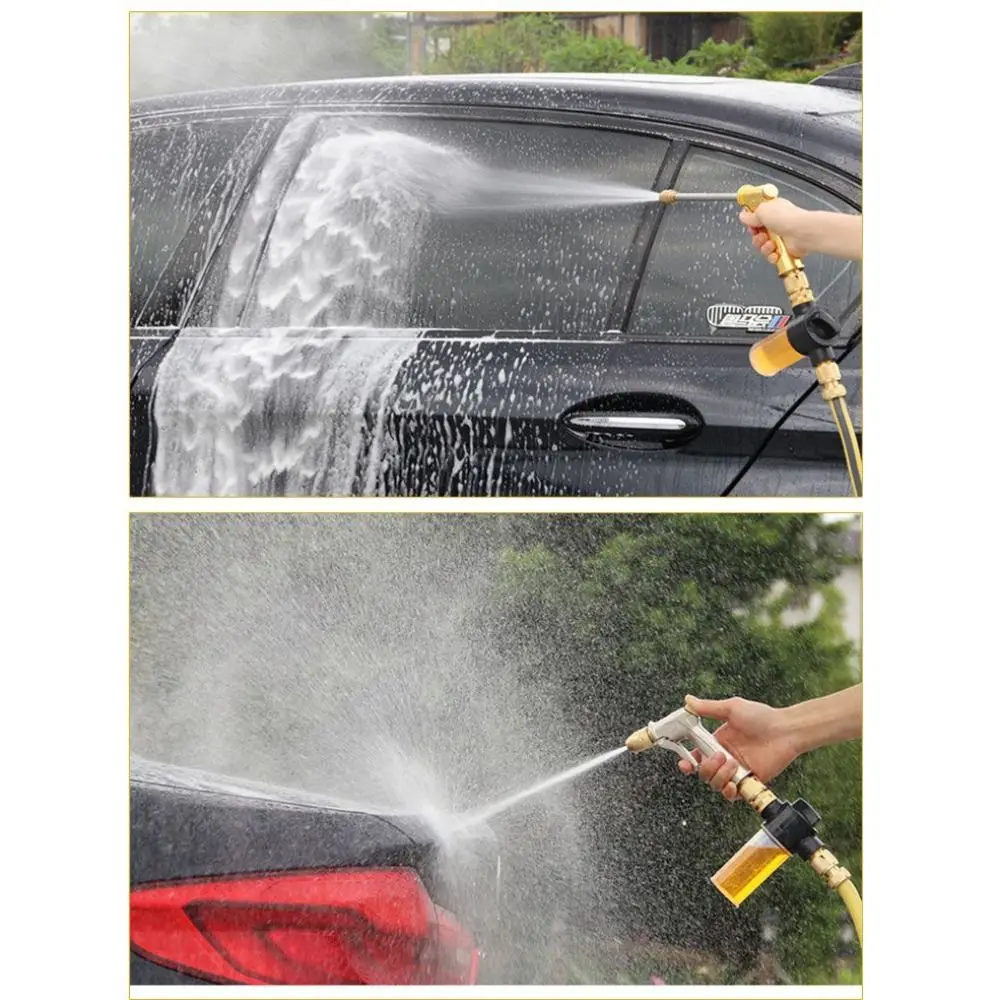 Plastic Car Washer Foam Pot Nipple Type 100ml Car Wash Foamer Bottle Quick Response Speed Multifunctional