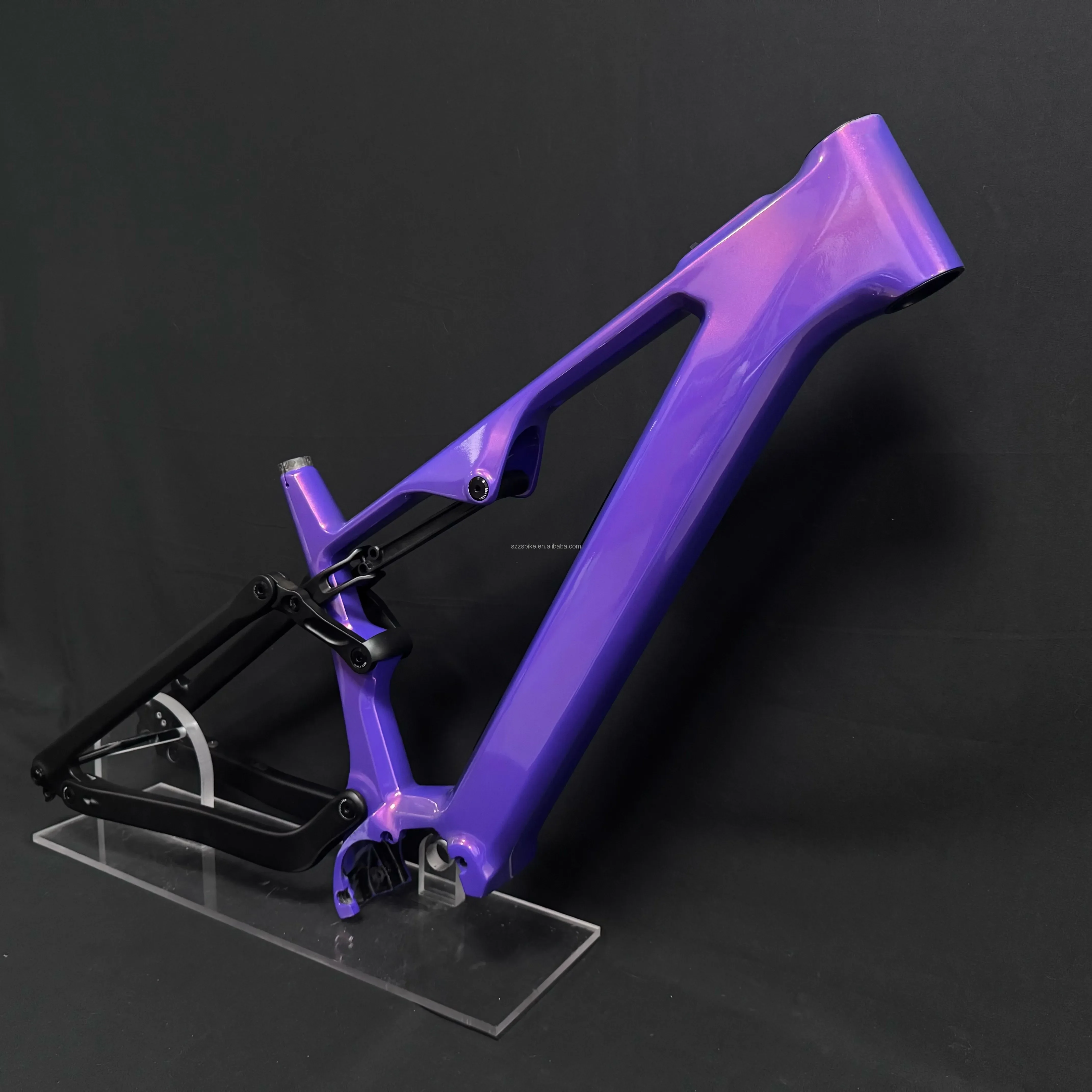 2025 تصميم جديد إطار تعليق كامل من ألياف الكربون إطار الدراجة الإلكترونية لمحرك بافانغ M560/510 48 فولت 835WH #5