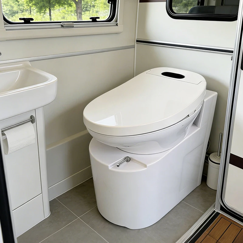 

Airow Energy-saving Smart Toilet White and Easy-to-clean Composting Toilet