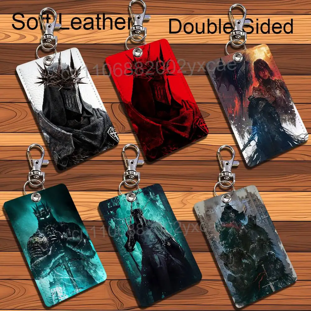 Gorgeous game Lords of the Fallen Card Holder Keychain Key Ring Door Lock Access Protective Case For Security Gift