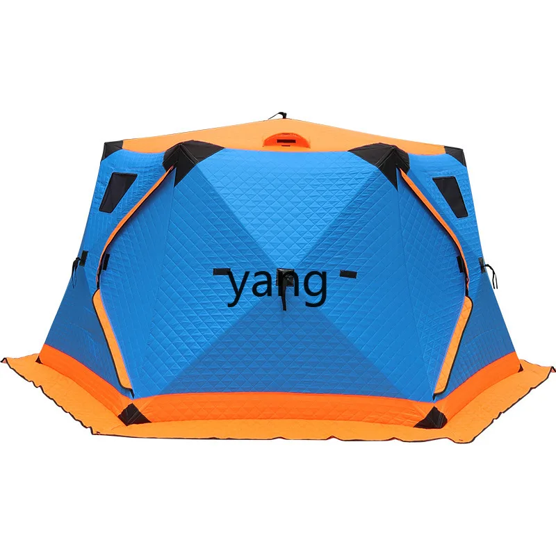 LH Ice Fishing Tent Winter Fishing Tent Outdoor Camping Cotton Thickened Warm Free Building