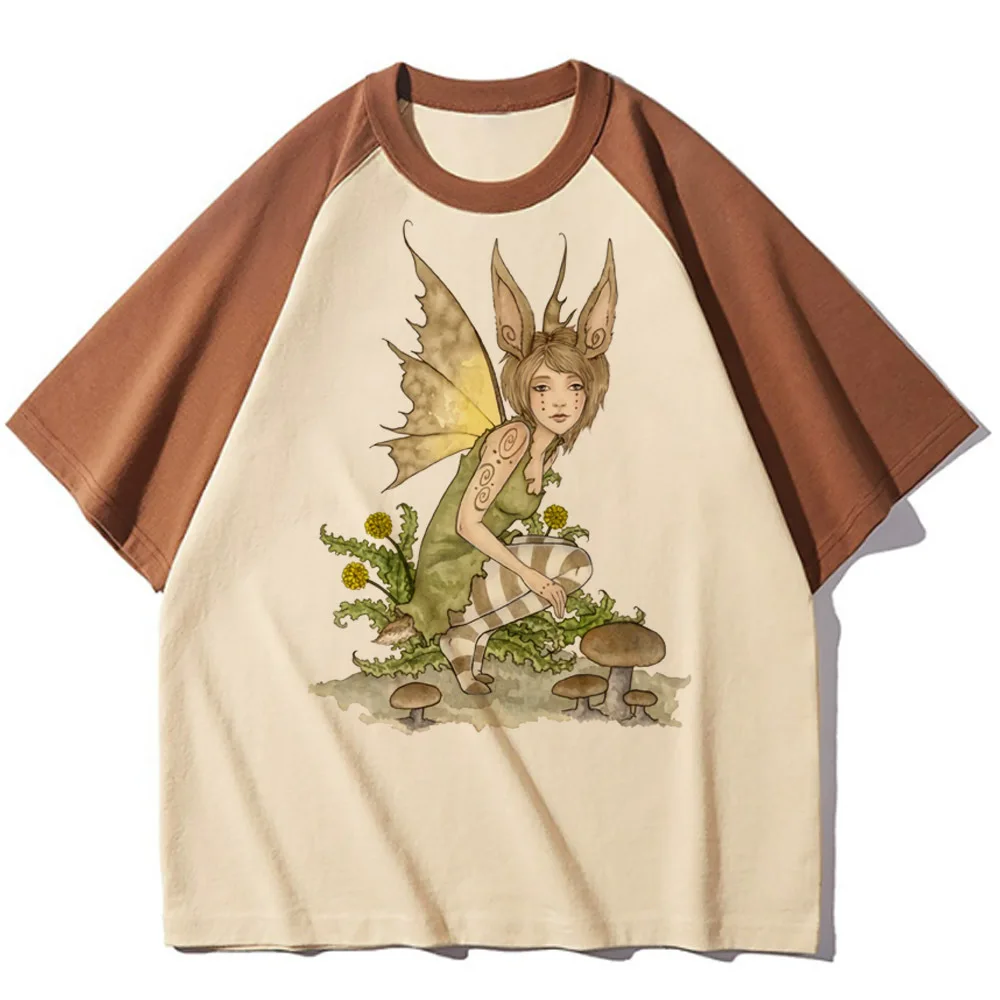 Goblincore t-shirts women quick dry tshirt girl Japanese clothes