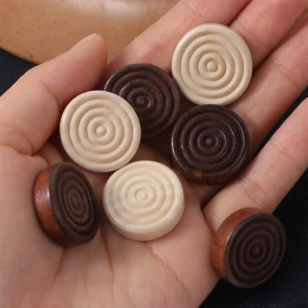 

Набор из 24 деревянных шахматных фигур для международной игры в шашки, стандартный образовательный набор для развития интеллекта