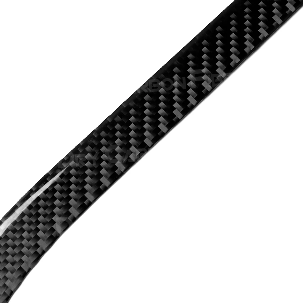 Carbon Fiber Exterior Trims Rear Reflector Fog Light Lamp Cover Trim Frame Garnish Sticker For Tesla Model X 2015-2019