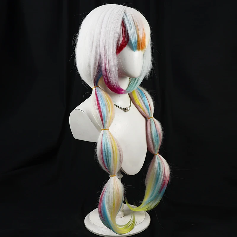 Jogo mágico menina bruxa julgamento jougasaki noa cosplay peruca resistente ao calor cabelo sintético dia das bruxas