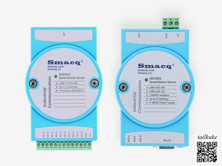 Isolated Surge-Protected LAN/USB to RS-232/485 Converter