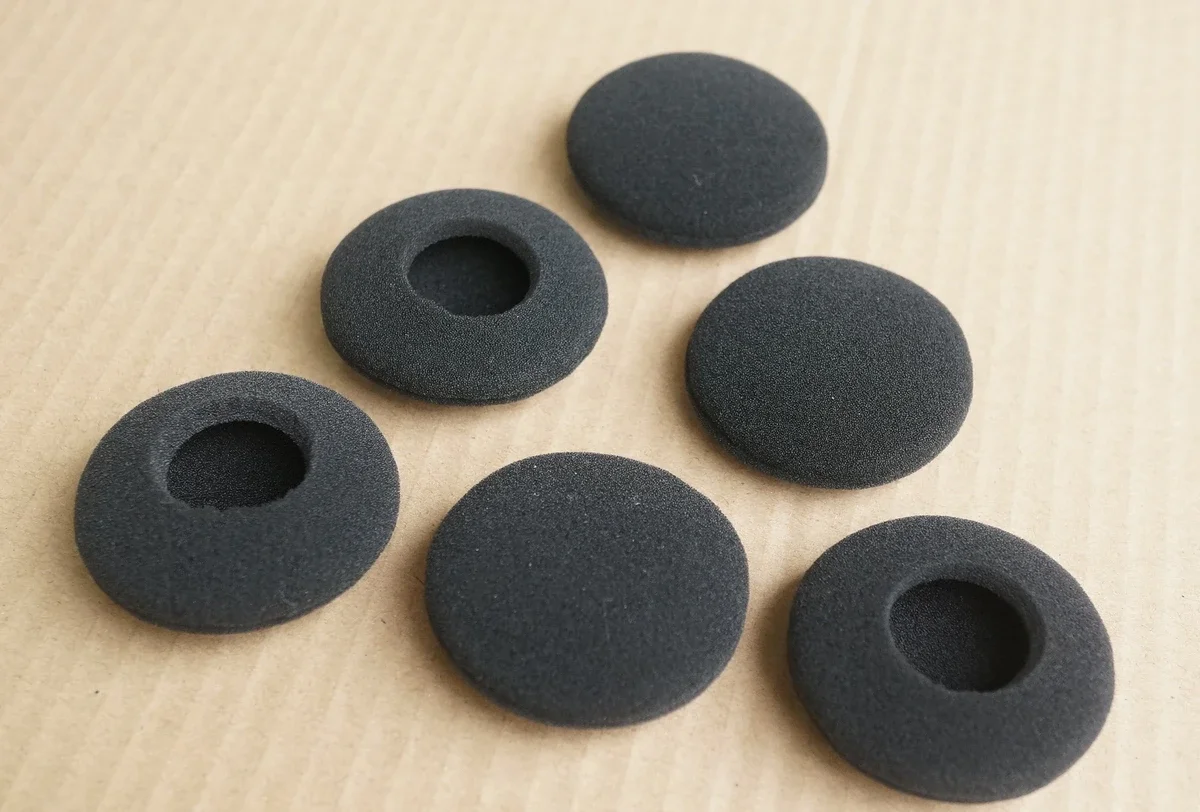 2 Pair Replace Ear Pad Compatible with Plantronics Audio 628 USB / Audio 626 340 DSP USB Headset, High quality Earpads earmuffs