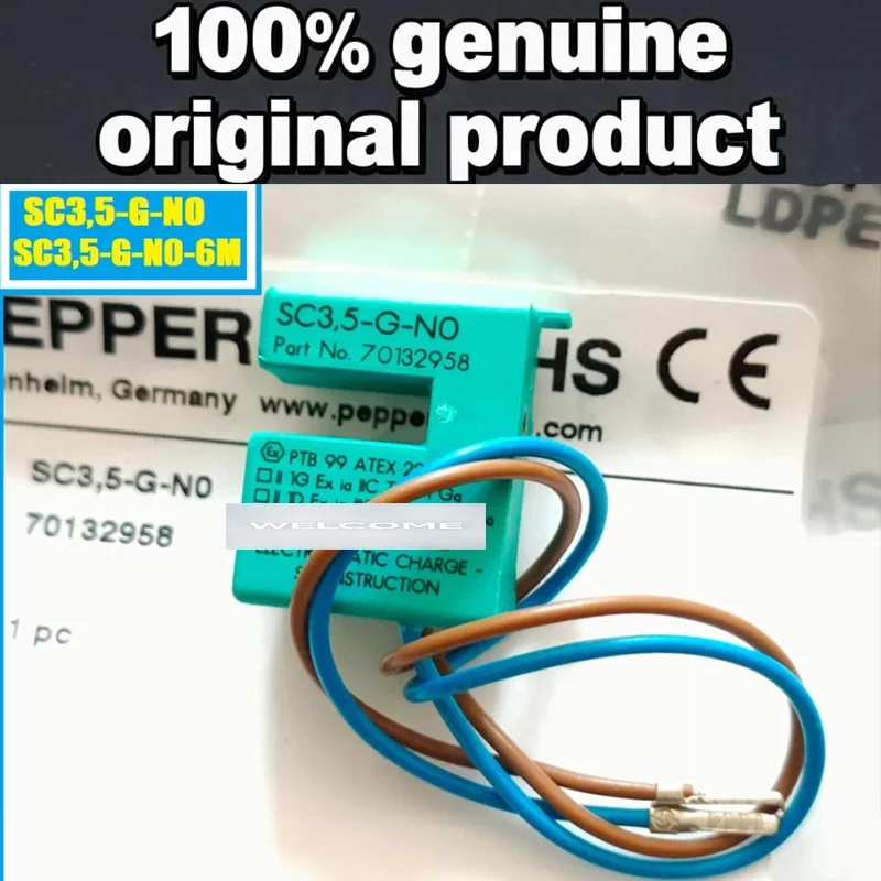 1pcs 100% Original SC3.5-G-NO-6M SC3.5-G-NO SJ3.5-N SJ3.5-SN Germany P+F Inductive slot proximity sensor