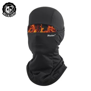 Musion Cagoule thermique hiver coupe-vent masque facial pour hommes et femmes polaire cache-cou pour l'équitation moto cyclisme