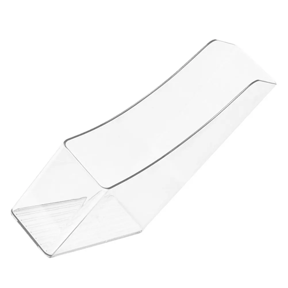 منظم ملفات سطح المكتب صندوق تخزين مستندات أكريليك شفاف عموديًا لأوراق A4 منظم مجلد اللوازم المكتبية للمكتب #6