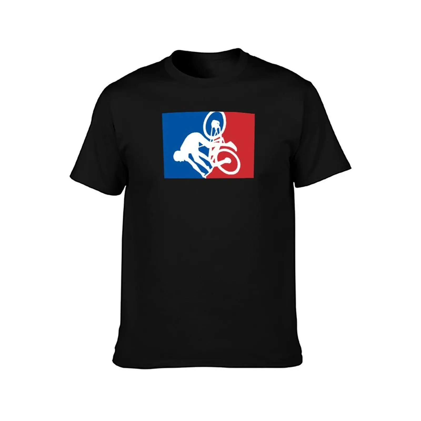 Mountain Bike Crash All Star T-Shirt, Summer Casual Cotton Tee, Oversized Streetwear Tops, Vintage Graphic Print, 100% Cotton