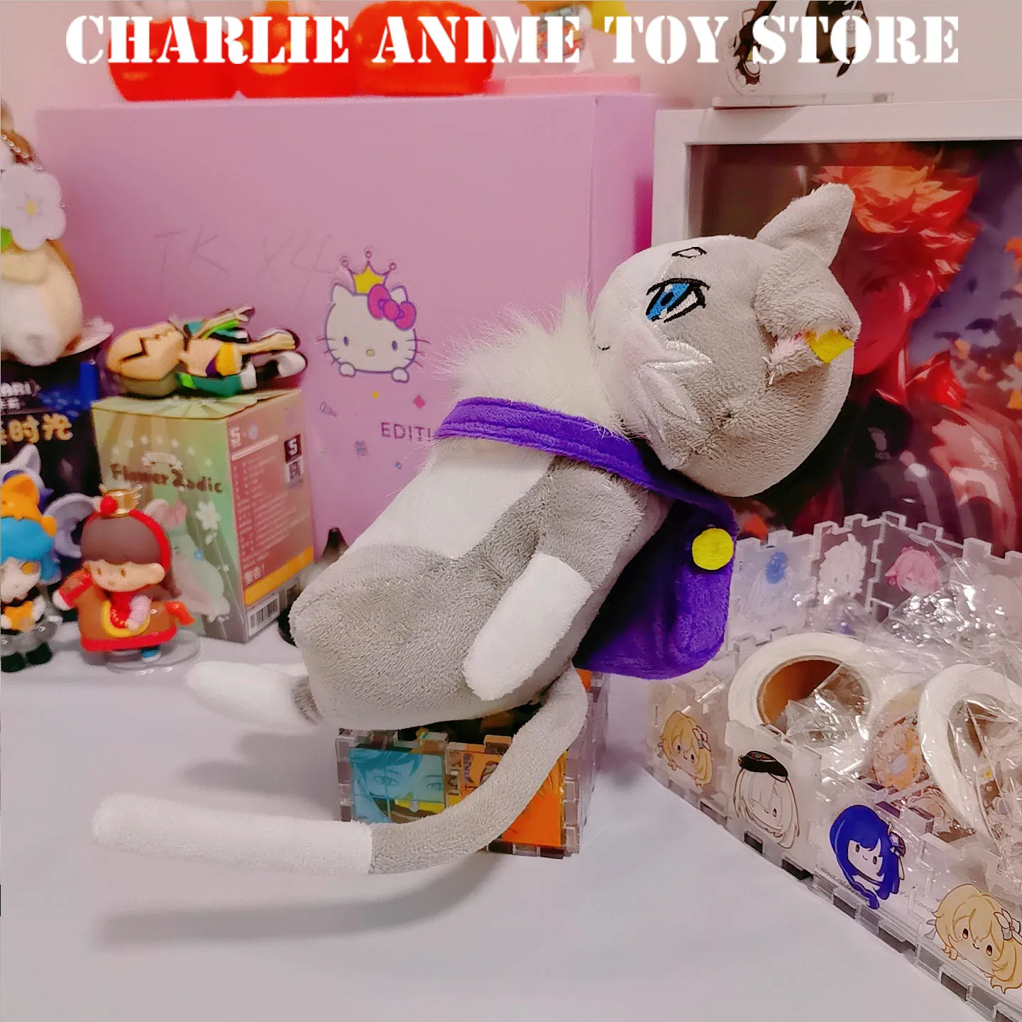 25/52CM Anime Re: życie w innym świecie od zera Figurka Puck Kawali Pluszowa zabawka Śliczna kolekcja Pluszowa lalka Zabawka Prezent dla dzieci