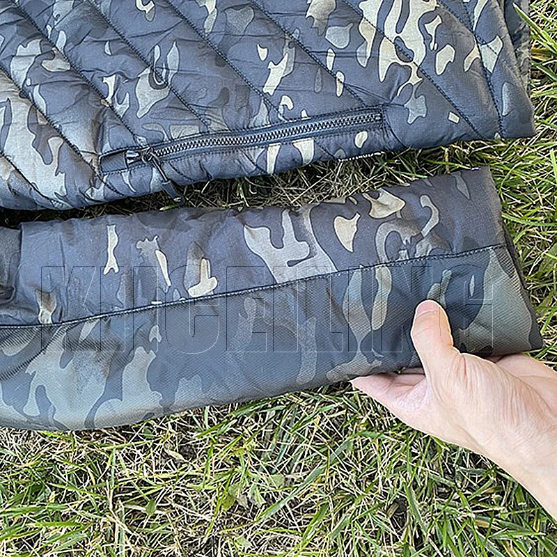 KIICEILING-chaquetas tácticas Multicam de K-ESG para hombre y mujer, Parkas de camuflaje impermeables, abrigos cálidos, ropa de plumón, Invierno
