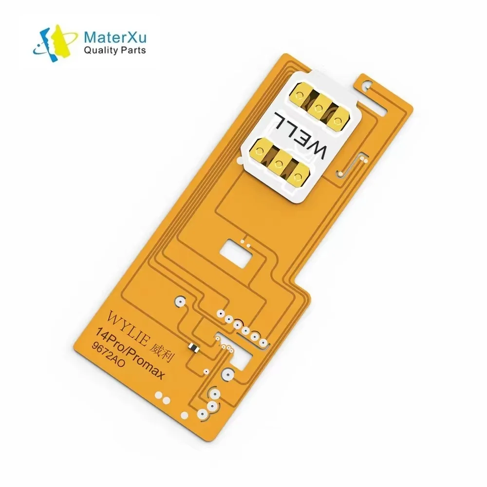 MasterXu Pro Parts Esim Adapter For iPhone 14 Pro Max USA Version SIM Card Reader Flex Cable Slot Tray Holder Module Repair Too