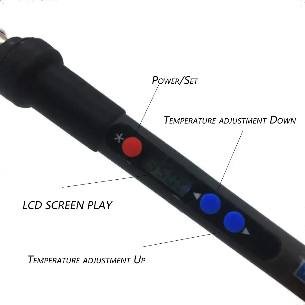 New 220V 90W  quick heating protable LCD Temperature Digital LED Adjustable Electric Soldering Iron