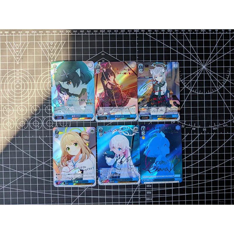 Black & White Wings Collectible Cards Boys Games Toys Table Games Birthday Gifts DIY Anime Rin Kanna Boa Premium Flash Card