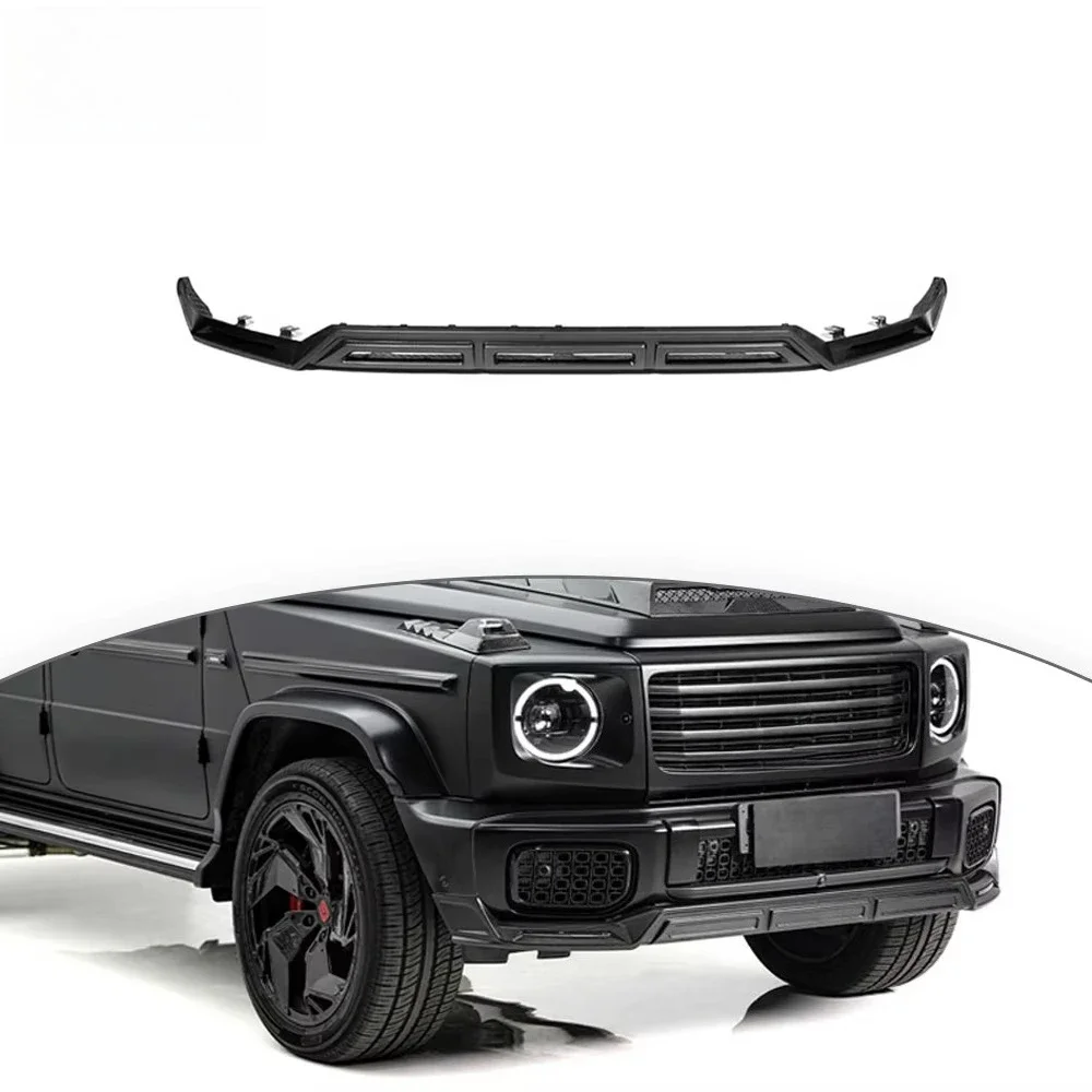 G Class W465 G450D Front Lip Dry Carbon Front Spoiler Diffuser Splitters Anterior Lip Front Chin G450D 2025y~ Body Parts 6