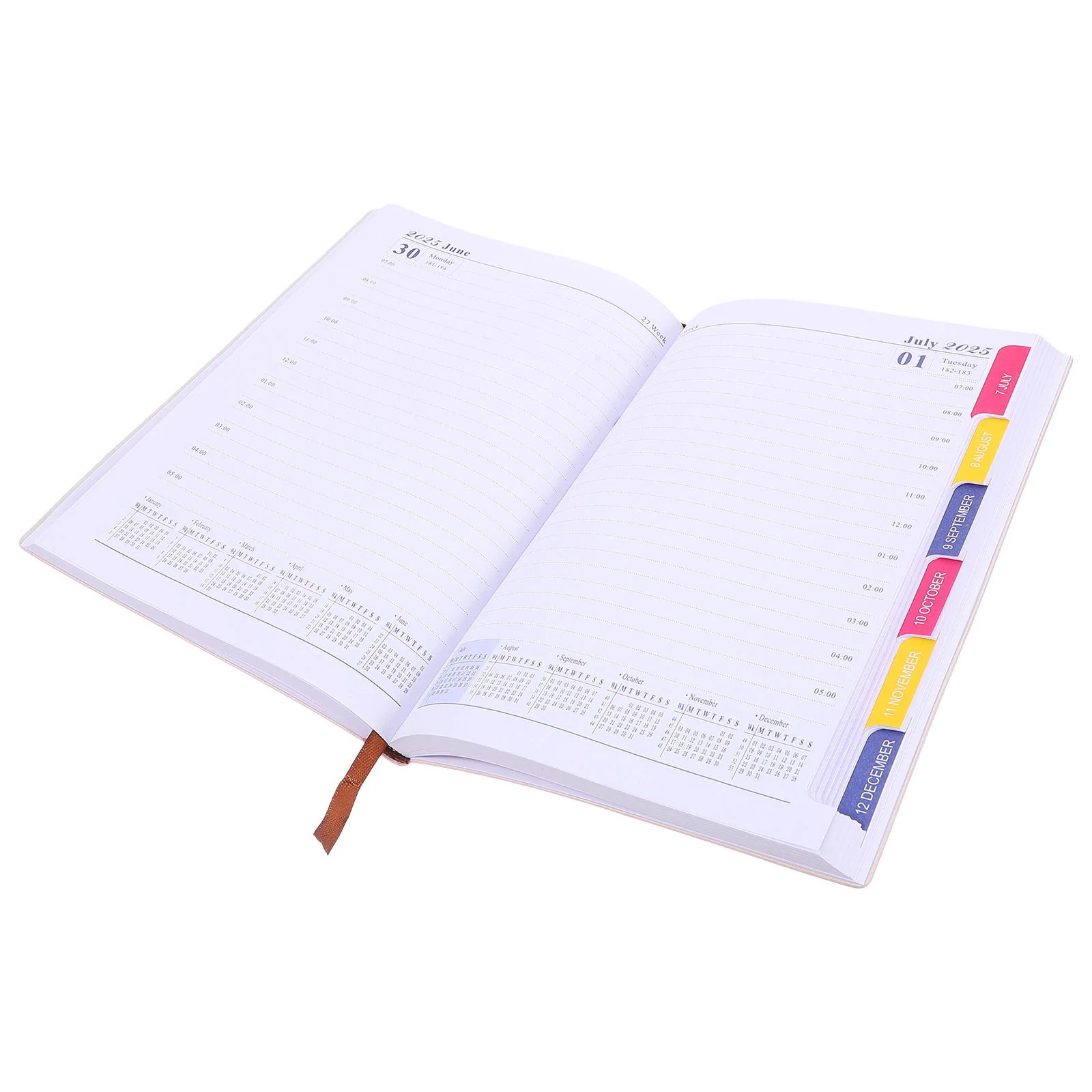 2025 Schedule Small Weekly Planner Convenient Daily Aesthetic Makeup Advent Calendar