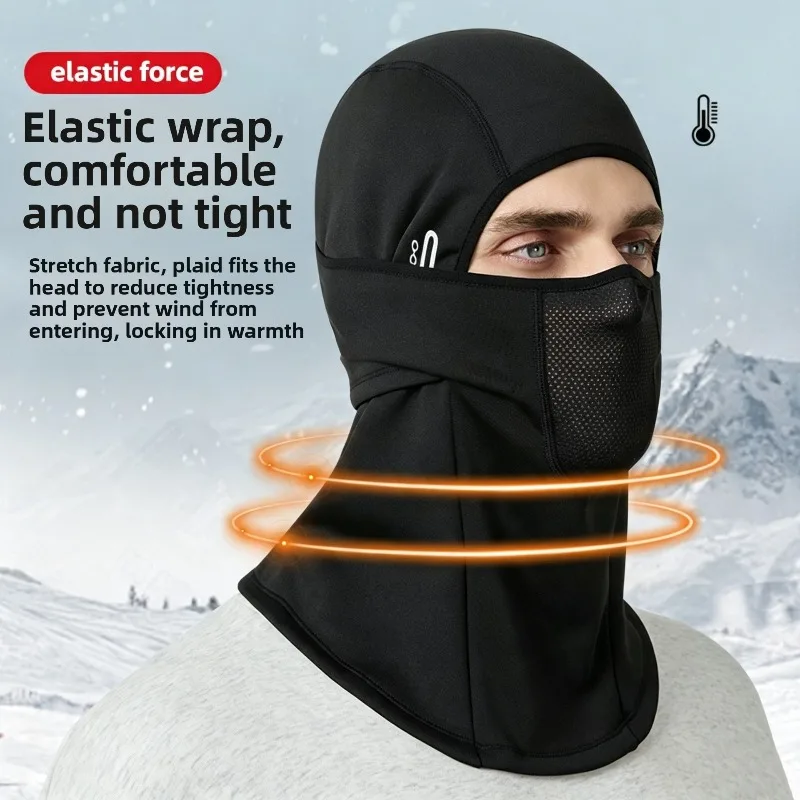 Outdoor Winter Autumn Riding Warm Fleece Helmet Liner Hat Breathable Thermal Ski Mask for Motorcycle Cold Weather Headgear