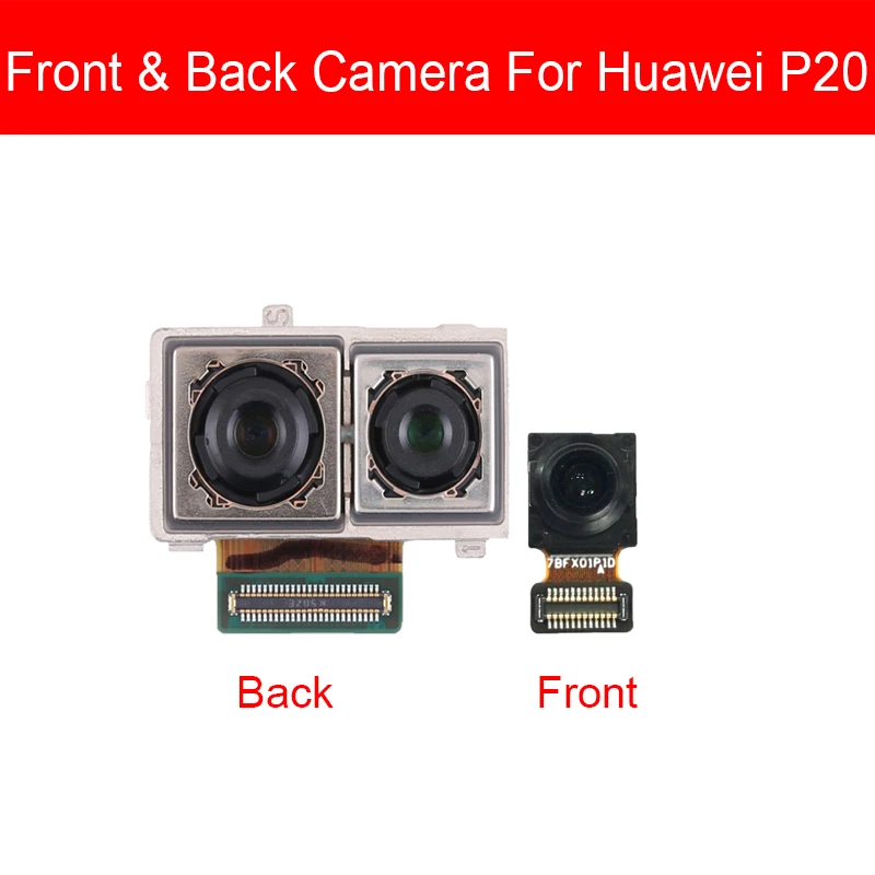 Front & Rear Back Camera For Huawei P20 P30 Pro Lite Front Facing Small & Main Big Camera Flex Cable Replacement Repair Parts