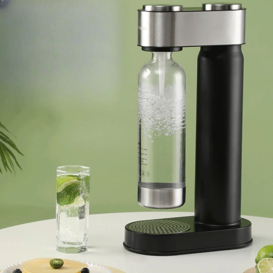 수동 탄산수 제조기 플라스틱 스탠드 자동차 및 호텔 버블 주스 제조기를 위한 수동 콜드 소다 기계