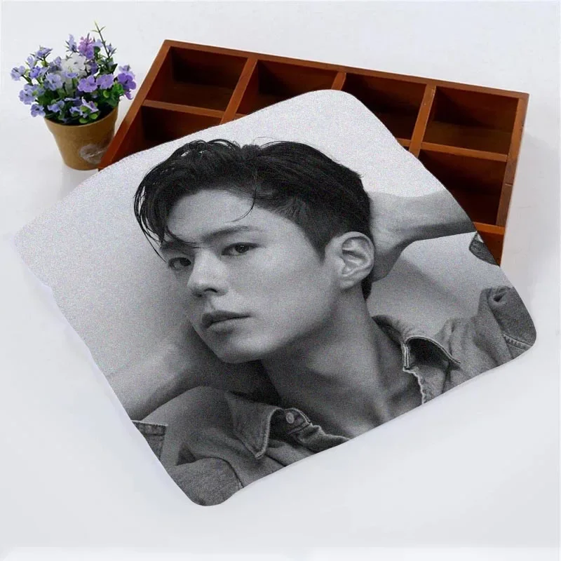 Custom Park Bo Gum Actor Face Towel Small Hand Towels Kitchen Towel Hotel Restaurant Cleaning Towel Microfiber Fabric