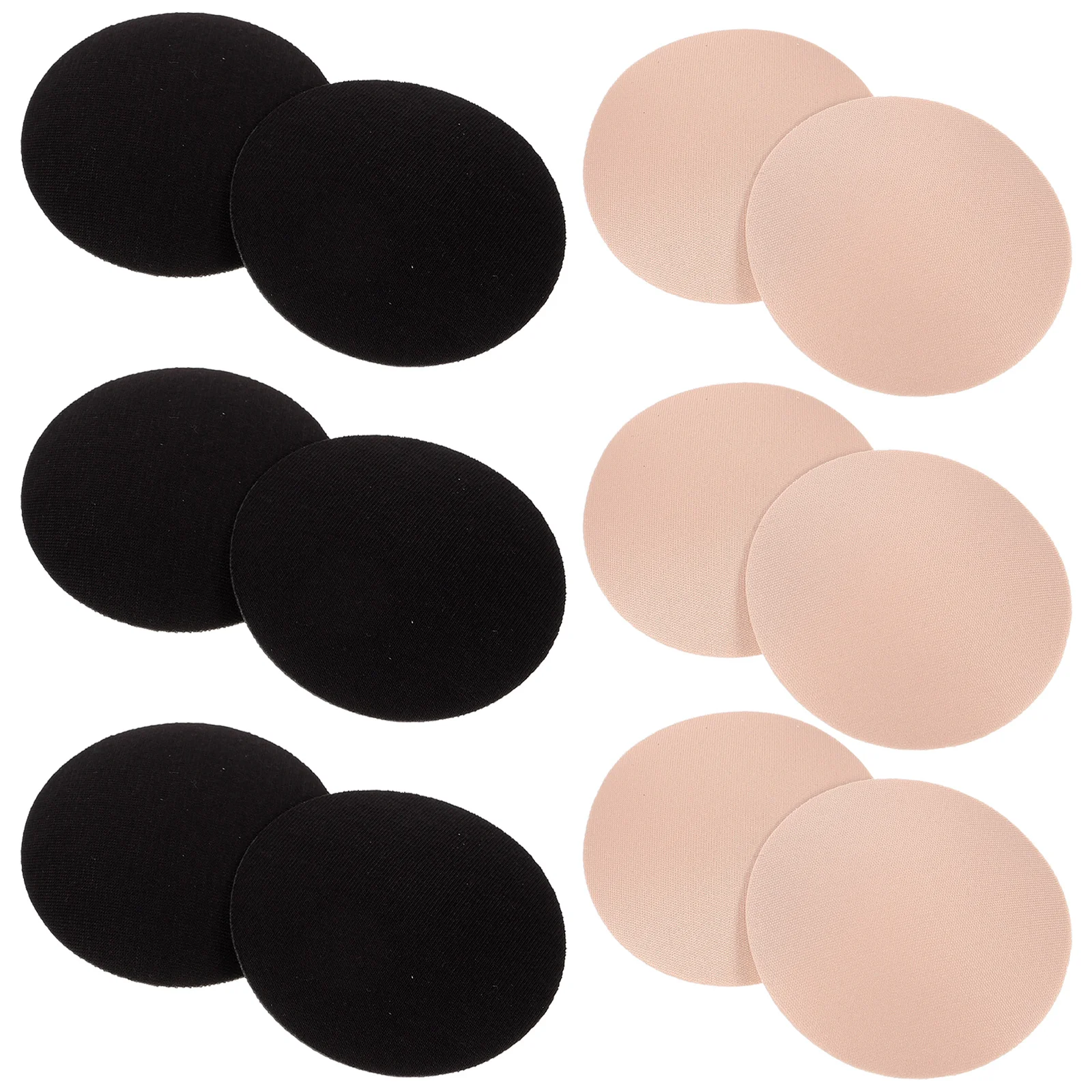 

6 Pairs Reusable Breast Pads Anti exposure Chest Patch Covers 3 Skin Tone 3 Nipple Protectors Prevent Chafing