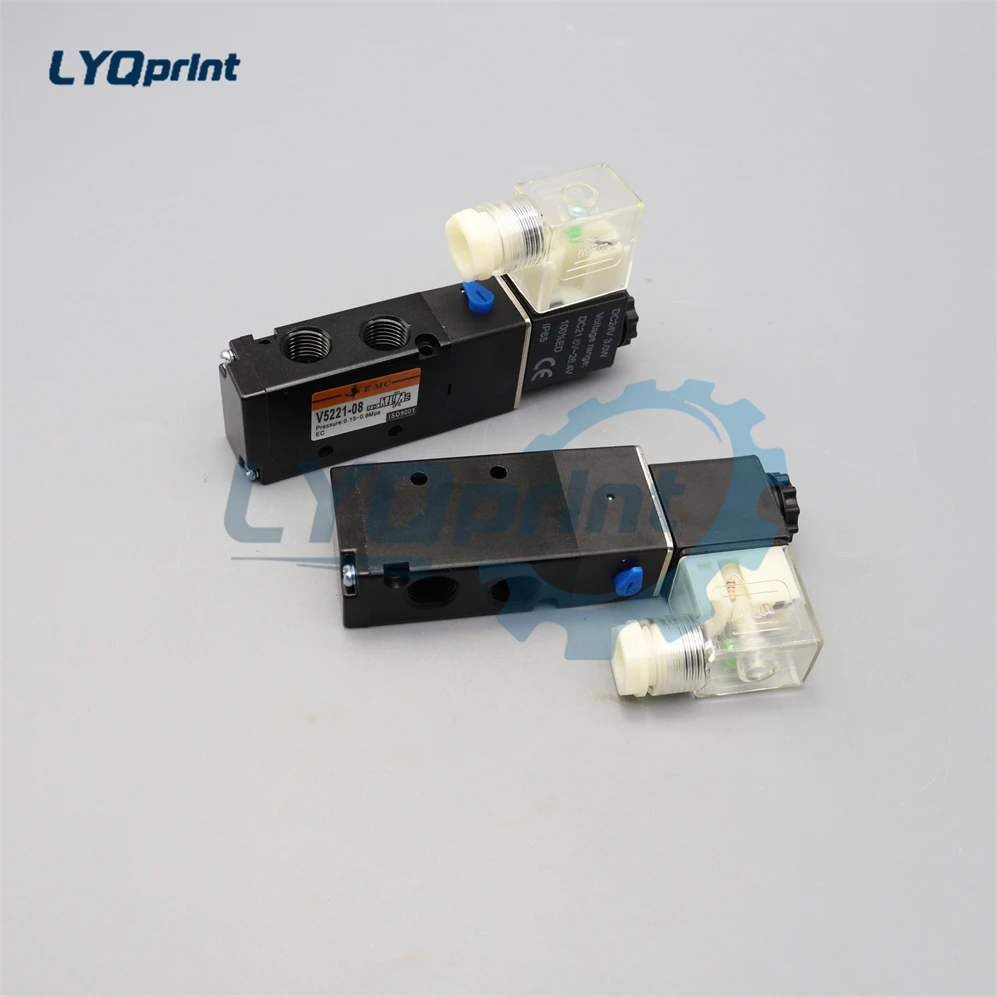 Best Quality V5221-08 DC24V EMC Pneumatic Solenoid Valve Directional Valve - Image 3