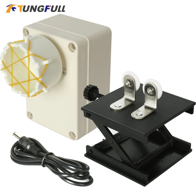 DIY Adjustable Fishing Rod Gluing Machine 0-50RPM Wire Wrapping Machine Epoxy Resin Coating Machine Fishing Rod Building Tools