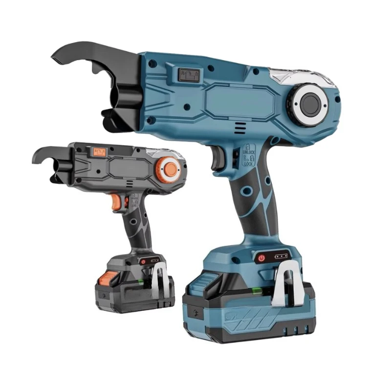 Dual battery steel bar strapping machine 21V/18V wireless tool, equipped with motor movement, can achieve uninterrupted