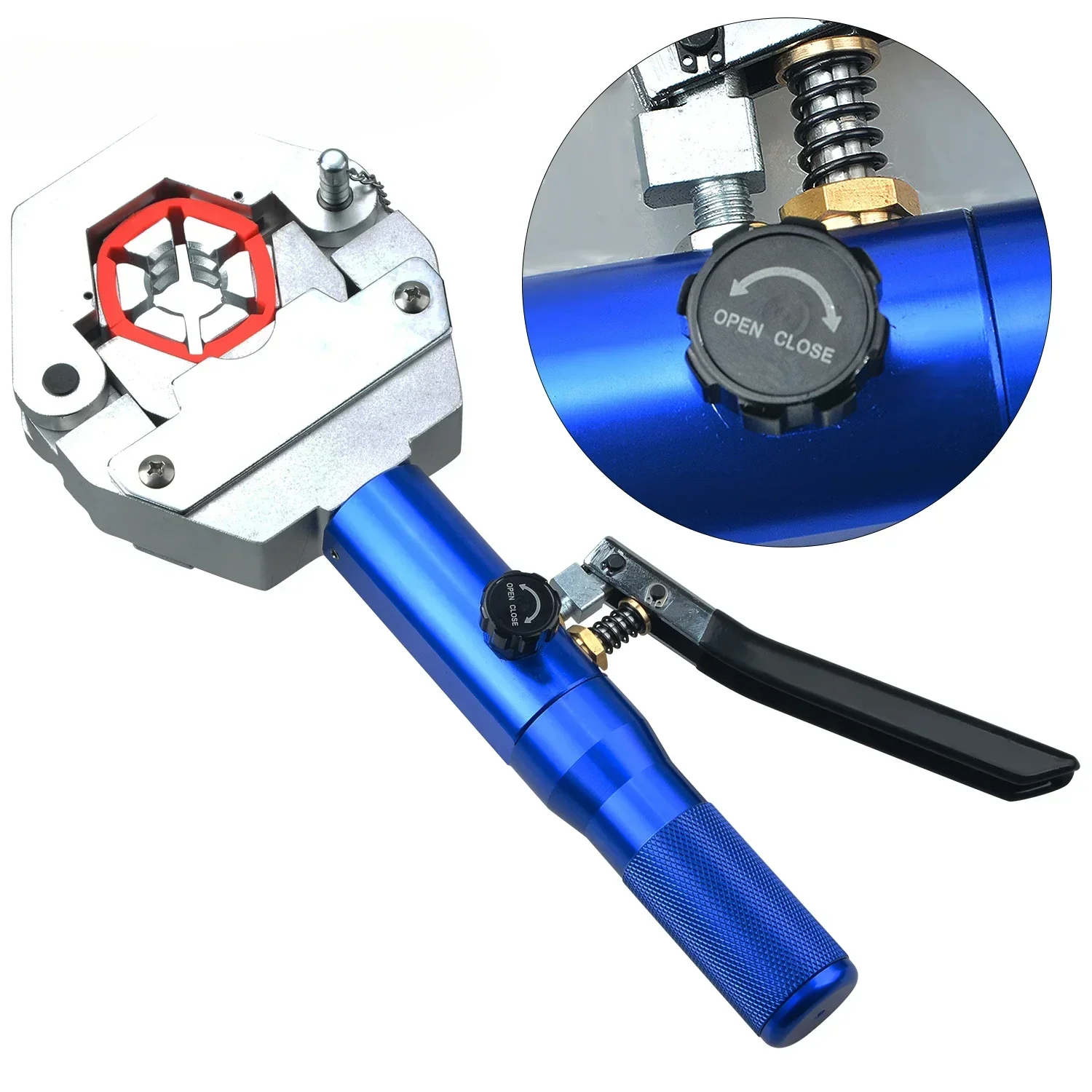 Manual Hydraulic Hose Crimper Crimping Tool Auto A/C Hose Hydra-Crimper Repair Air Condition Hose