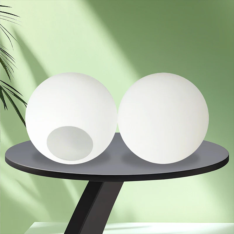 White Glass Lamp Shade, ,D6/8/9/10/12/13/14/15/18/20/25/30/35/40/50CMReplace pendant lights, wall lights, ceiling lights