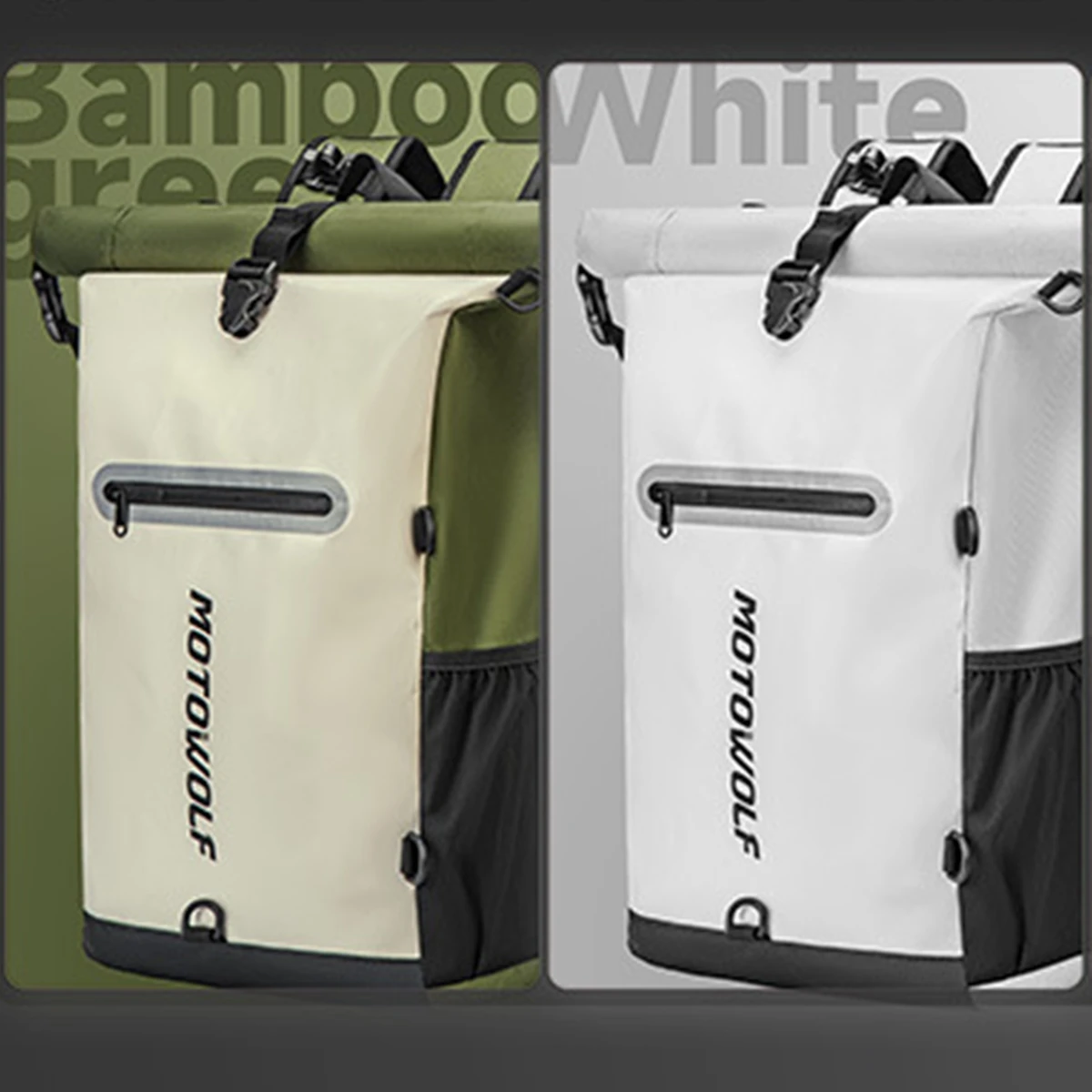 Motorcycle Outdoor Cycling Dual Backpack Sports Multi Purpose Helmet Bag Large Capacity Backpack Portable Drinking Water Backpac