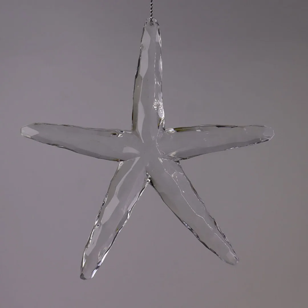 

4 шт. акриловое украшение в виде морской звезды DIY украшение дома товары для вечеринок веселый рождественский елочный орнамент настольная лампа люстра кулон