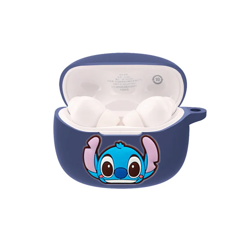 الكرتون ديزني حقيبة سماعة الاذن غطاء ل Anker Soundcore R100 سيليكون سماعات بلوتوث لاسلكية واقية قذيفة مع هوك