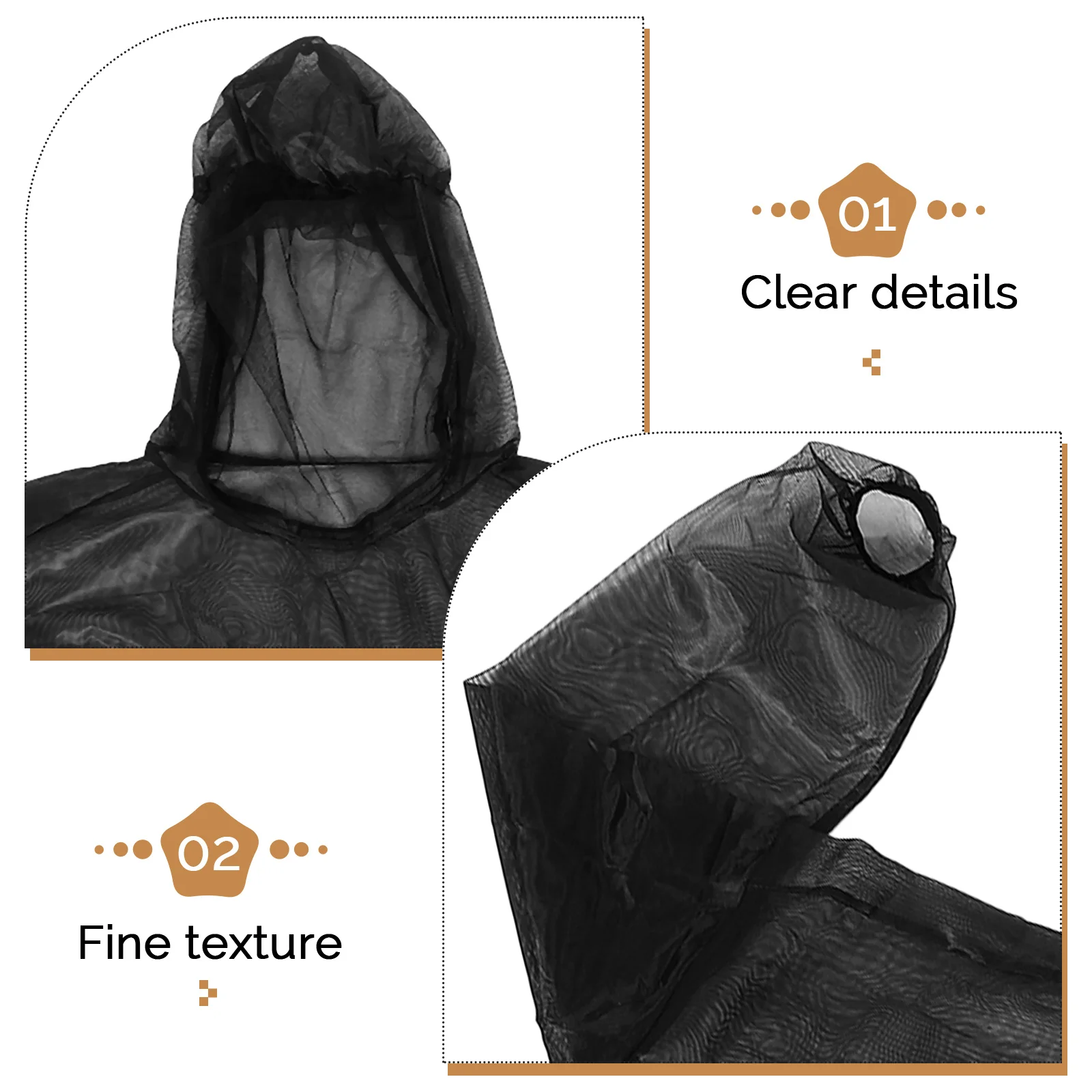 

1 set Mosquito Proof Suit Gloves Set Outdoor Breathable Mesh Clothing For Jungle Hiking Fishing Travel Adventure Costume