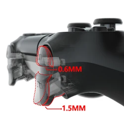 EXtremeRate Clicky Nach Flashshot Haar Trigger Stop Kit Flex Kabel für PS4 Schlank Pro Controller JDM-040/050/055
