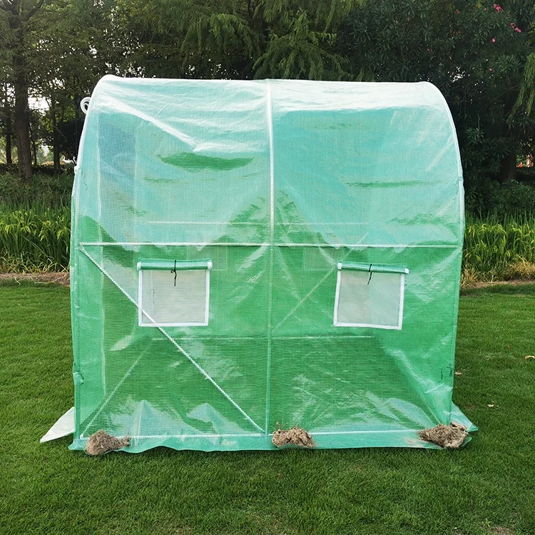 

Low cost winter green house equipment steel frame agriculture flower greenhouse for backyard